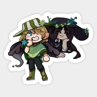 Mumza and Phil sticker Sticker